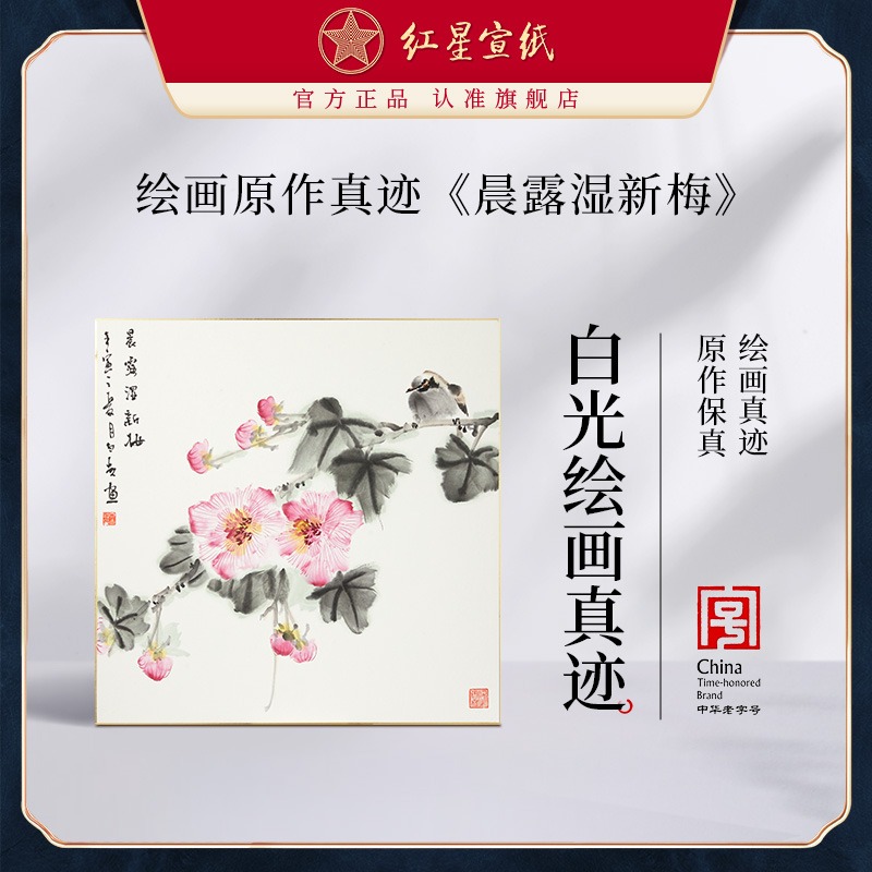 紅星宣紙旗艦店白光繪畫(huà)真跡原作生宣卡紙毛筆國(guó)畫(huà)中式裝飾畫(huà)客廳書(shū)房